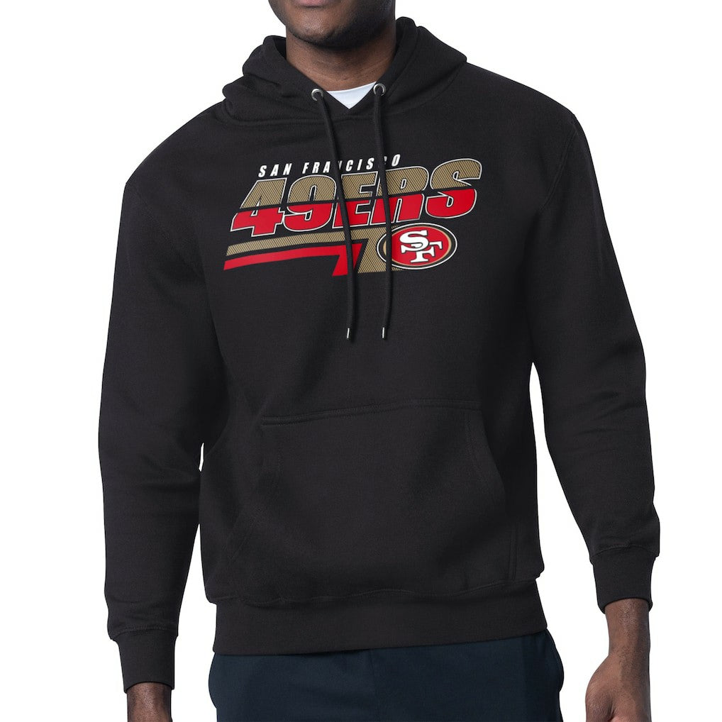 Starter Logo Push Graphic Hoodie - San Francisco 49ers