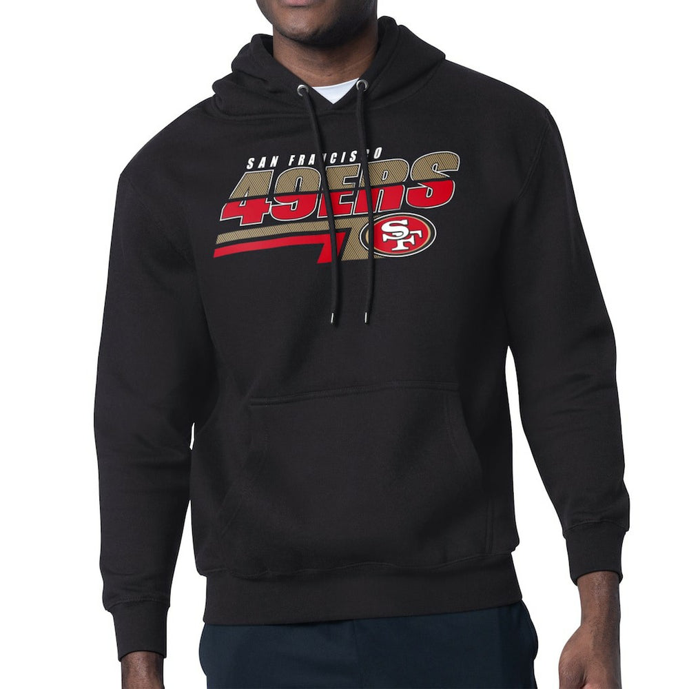 Starter Logo Push Graphic Hoodie - San Francisco 49ers