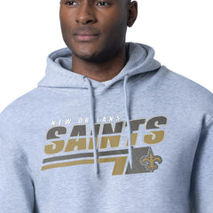 Starter Logo Push Graphic Hoodie - New Orleans Saints