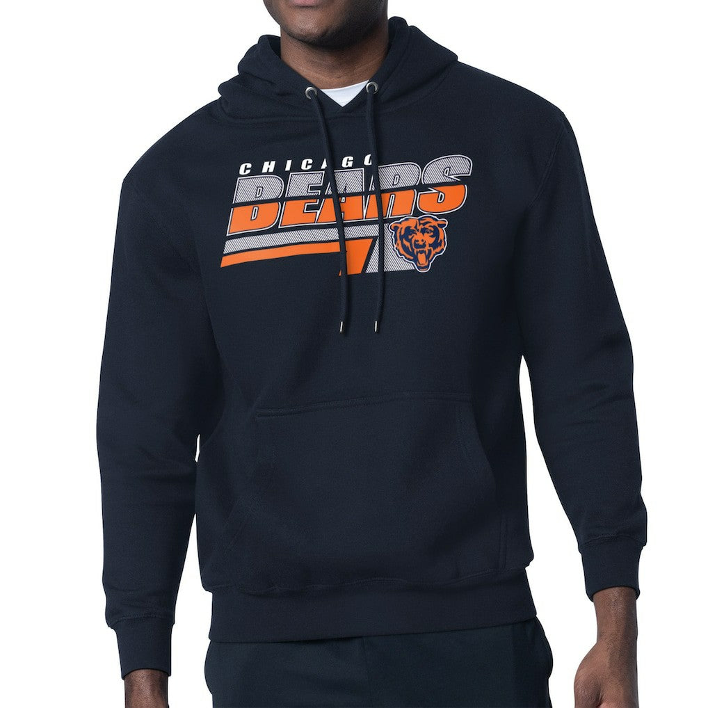 Starter Logo Push Graphic Hoodie - Chicago Bears
