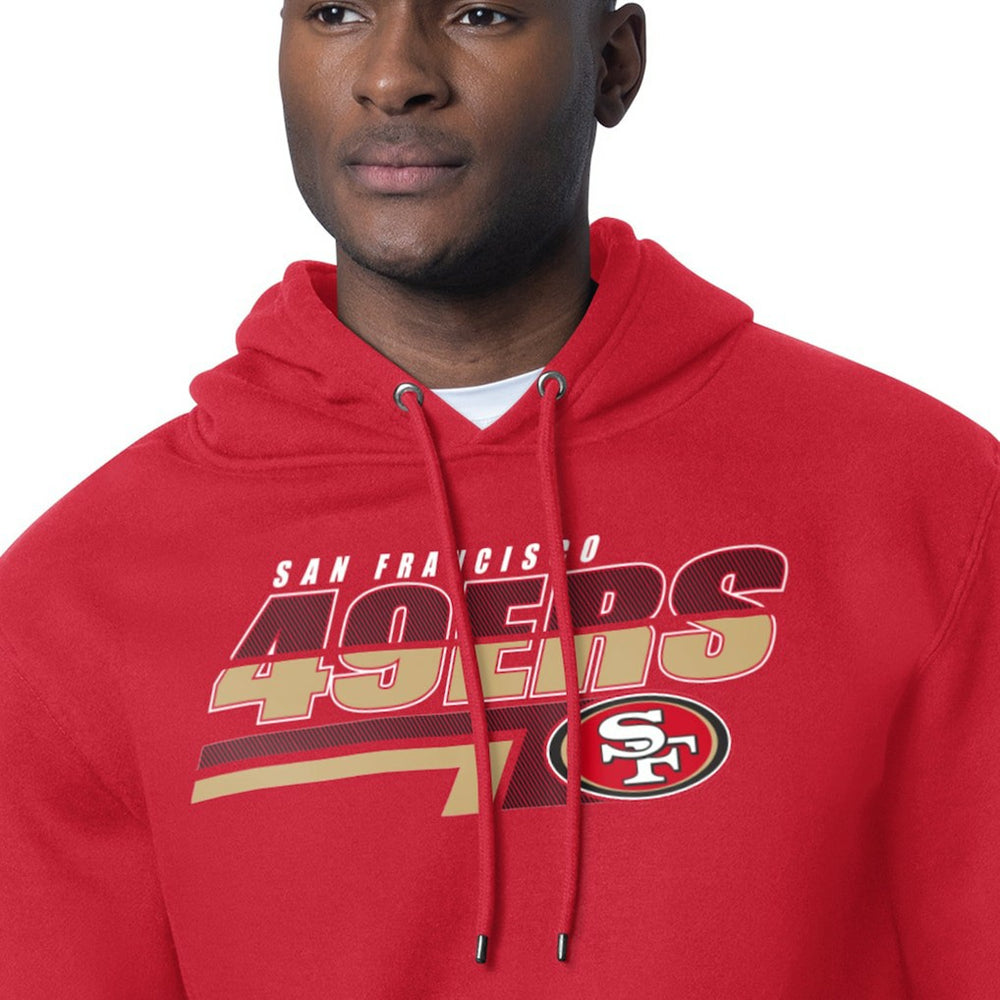 Starter Logo Push Graphic Hoodie - San Francisco 49ers