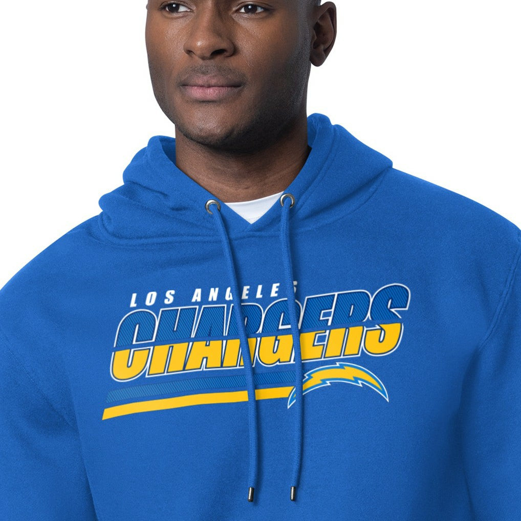 Starter Logo Push Graphic Hoodie - Los Angeles Chargers