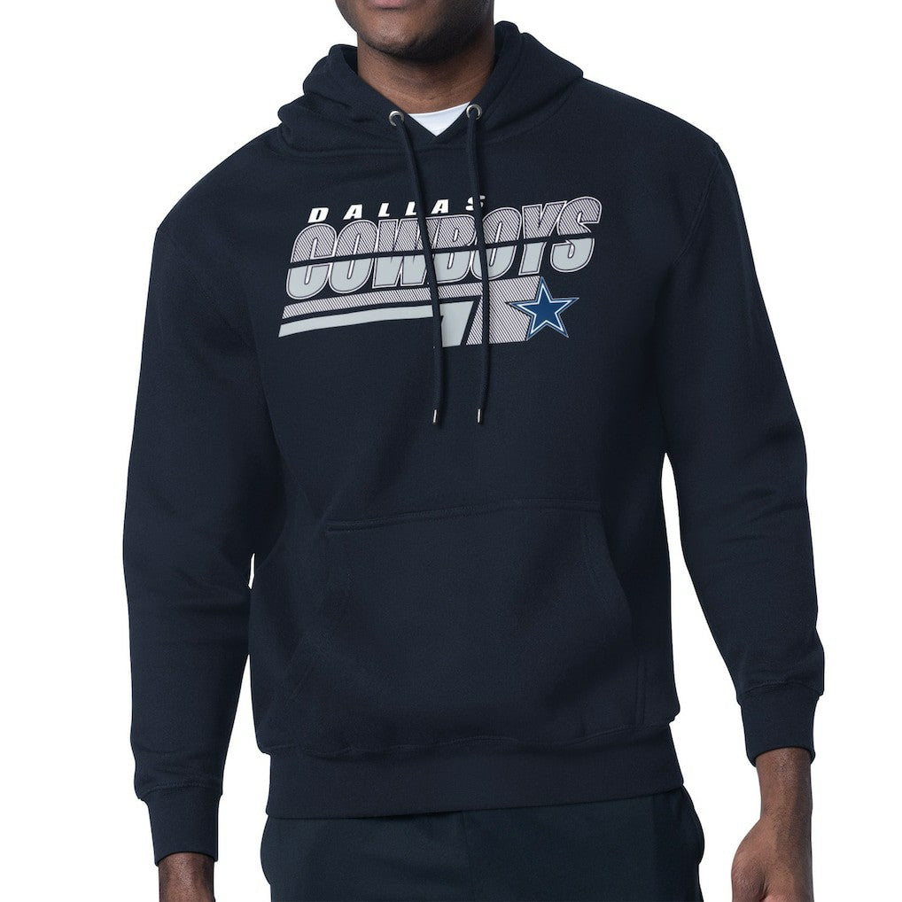 Starter Logo Push Graphic Hoodie - Dallas Cowboys