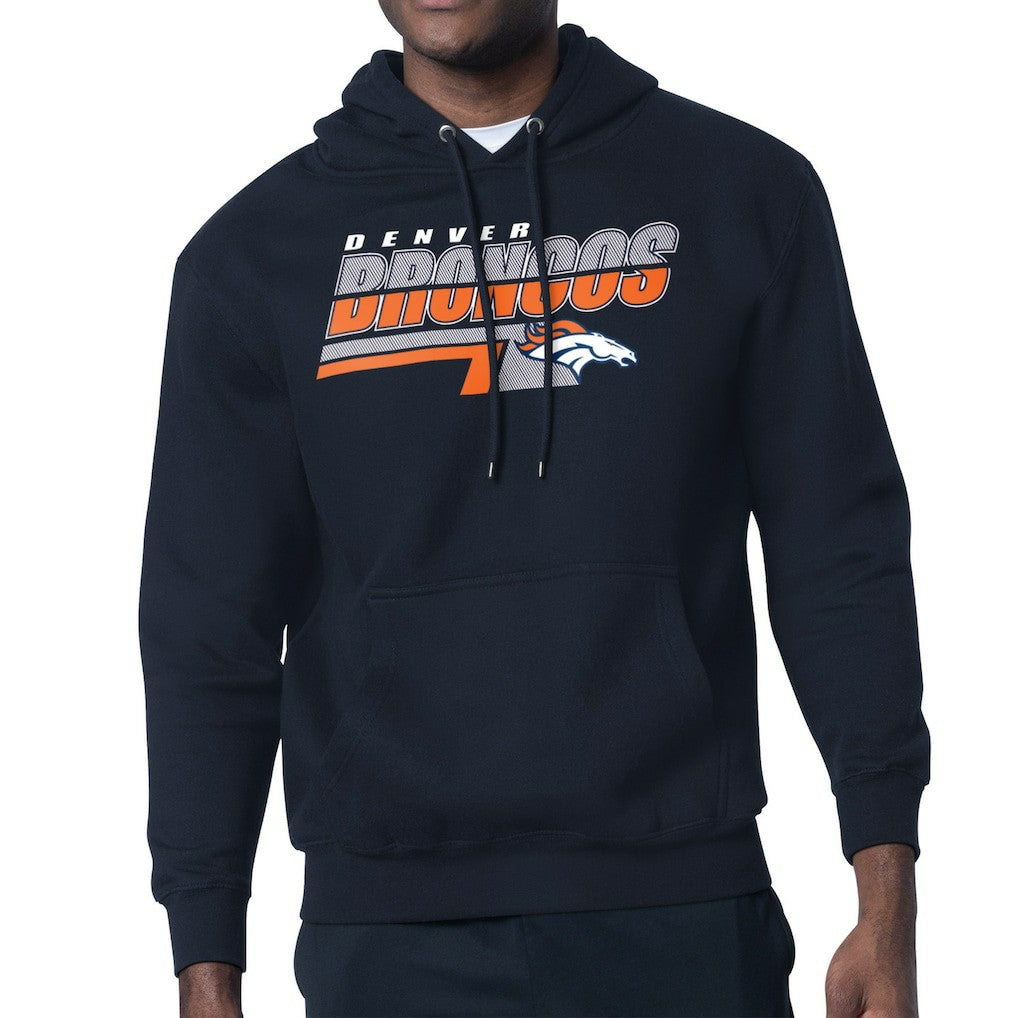 Starter Logo Push Graphic Hoodie - Denver Broncos