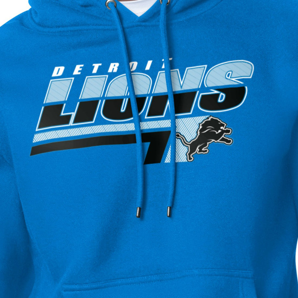 Starter Logo Push Graphic Hoodie - Detroit Lions