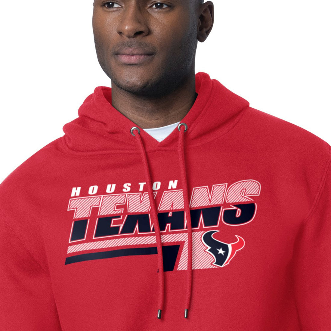 Starter Logo Push Graphic Hoodie - Houston Texans