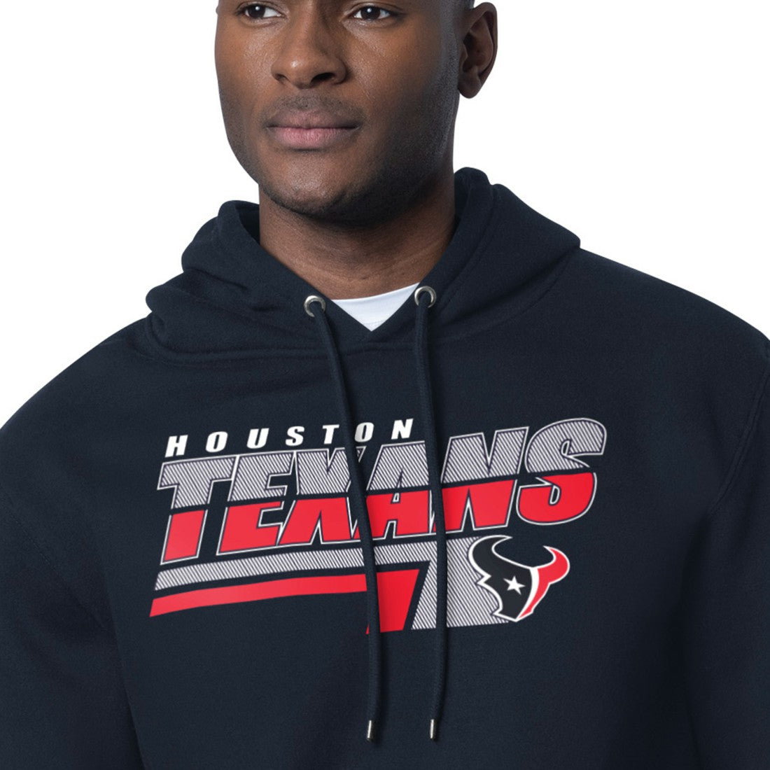 Starter Logo Push Graphic Hoodie - Houston Texans