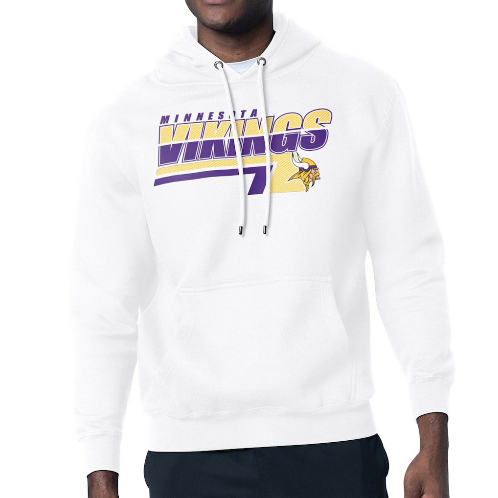 Starter Logo Push Graphic Hoodie - Minnesota Vikings
