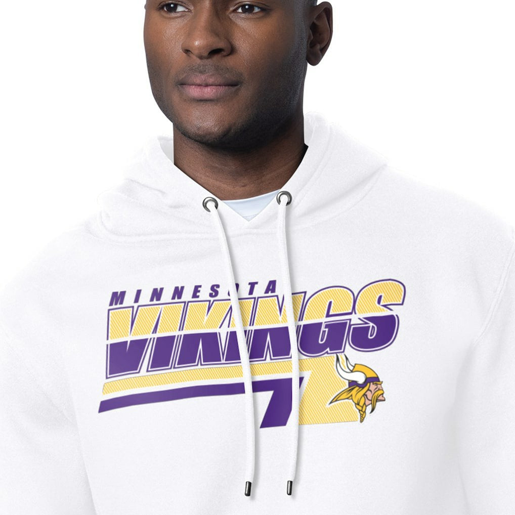 Starter Logo Push Graphic Hoodie - Minnesota Vikings