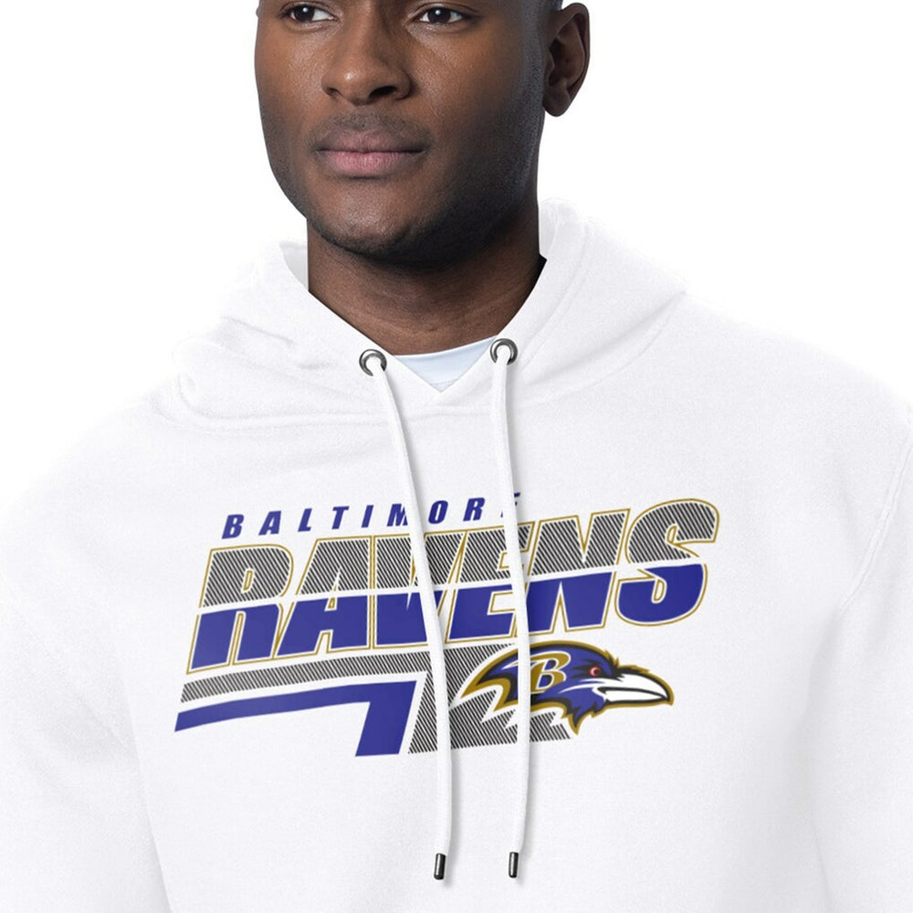 Starter Logo Push Graphic Hoodie - Baltimore Ravens