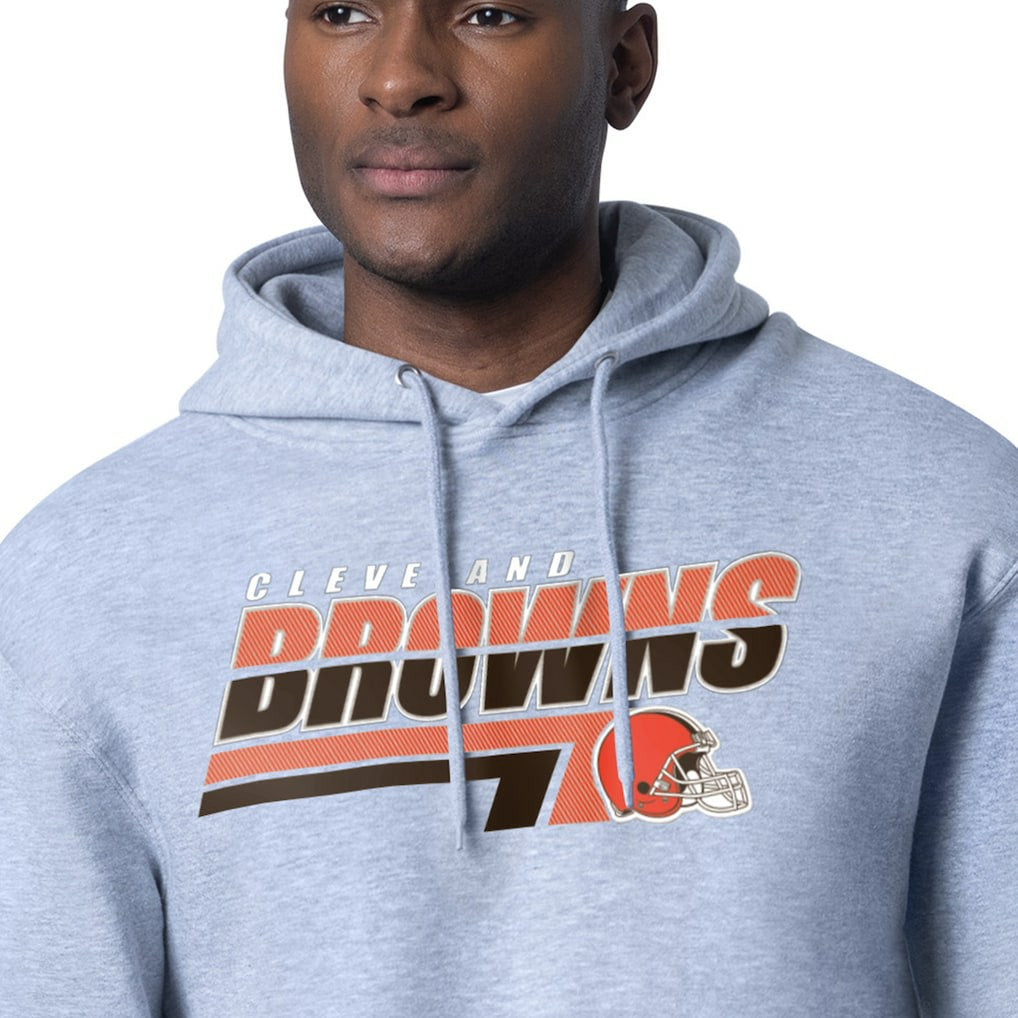 Starter Logo Push Graphic Hoodie - Cleveland Browns