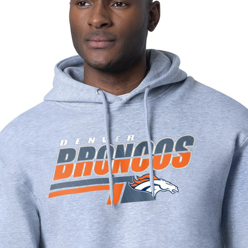 Starter Logo Push Graphic Hoodie - Denver Broncos