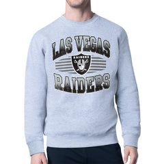 Starter Team Grit Graphic Fleece Pullover Sweatshirt - Las Vegas Raiders