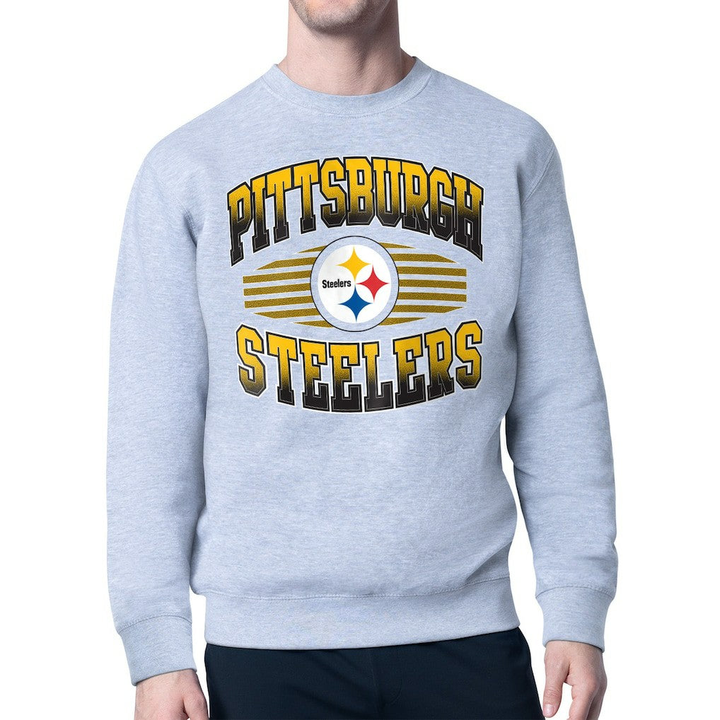 Starter Team Grit Graphic Fleece Pullover Sweatshirt - Pittsburgh Steelers