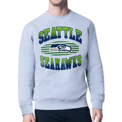 Starter Team Grit Graphic Fleece Pullover Sweatshirt - Seattle Seahawks