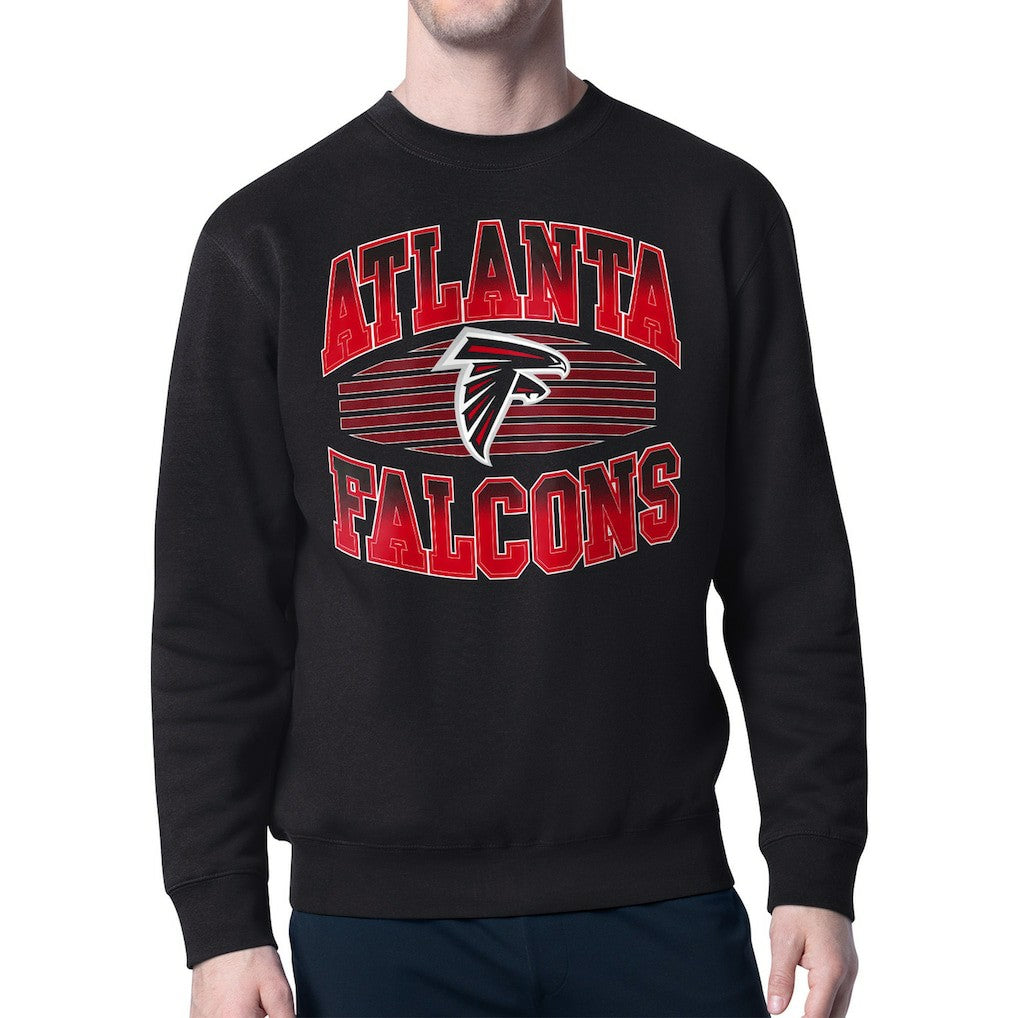 Starter Team Grit Graphic Fleece Pullover Sweatshirt - Atlanta Falcons