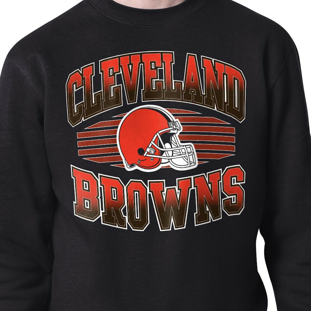 Starter Team Grit Graphic Fleece Pullover Sweatshirt - Cleveland Browns
