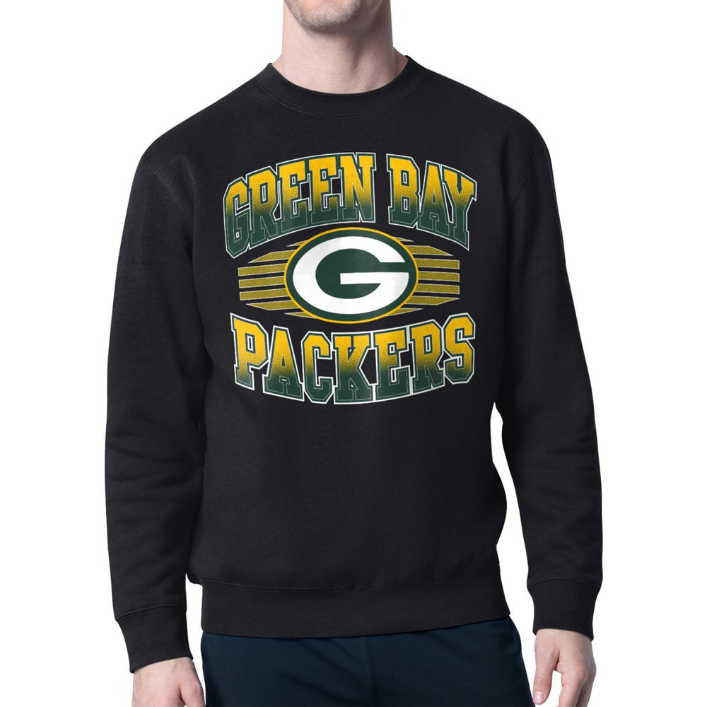 Starter Team Grit Graphic Fleece Pullover Sweatshirt - Green Bay Packers