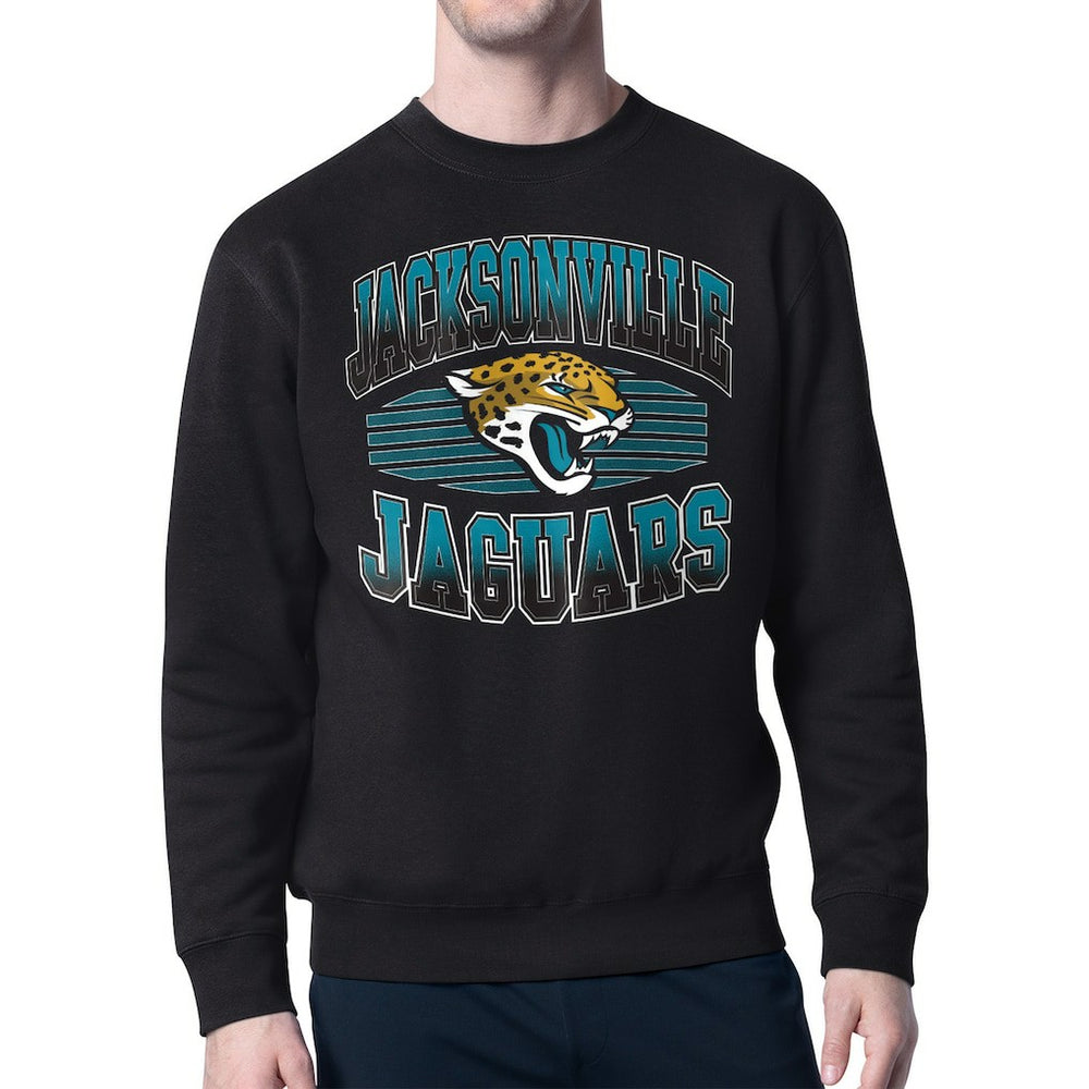 Starter Team Grit Graphic Fleece Pullover Sweatshirt - Jacksonville Jaguars