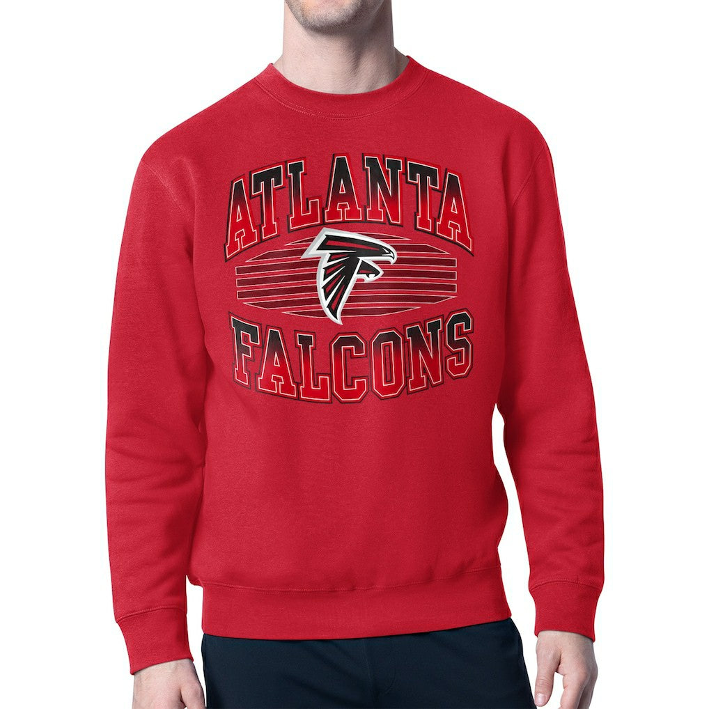 Starter Team Grit Graphic Fleece Pullover Sweatshirt - Atlanta Falcons