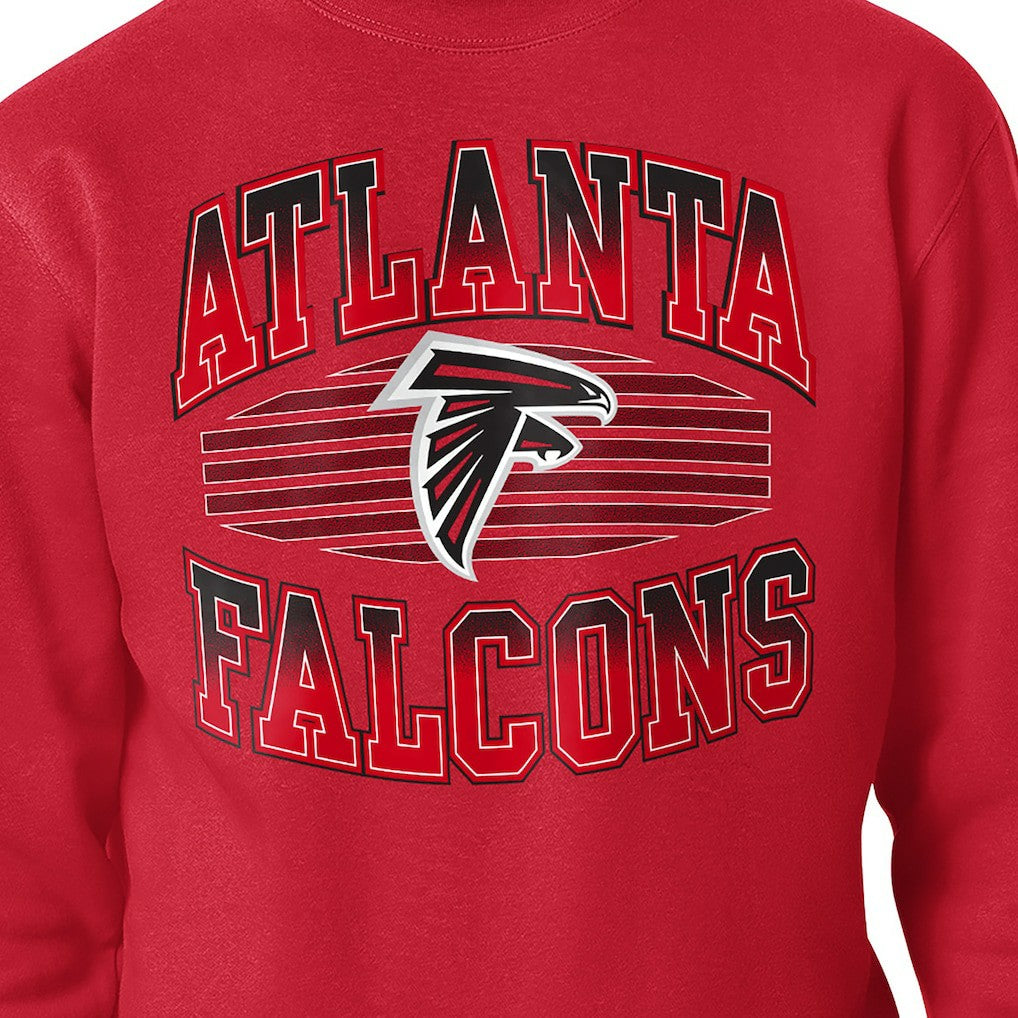 Starter Team Grit Graphic Fleece Pullover Sweatshirt - Atlanta Falcons