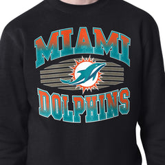 Starter Team Grit Graphic Fleece Pullover Sweatshirt - Miami Dolphins