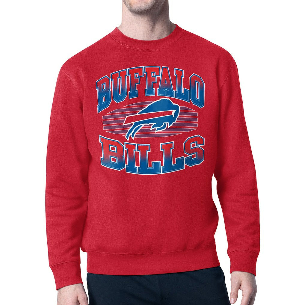 Starter Team Grit Graphic Fleece Pullover Sweatshirt - Buffalo Bills