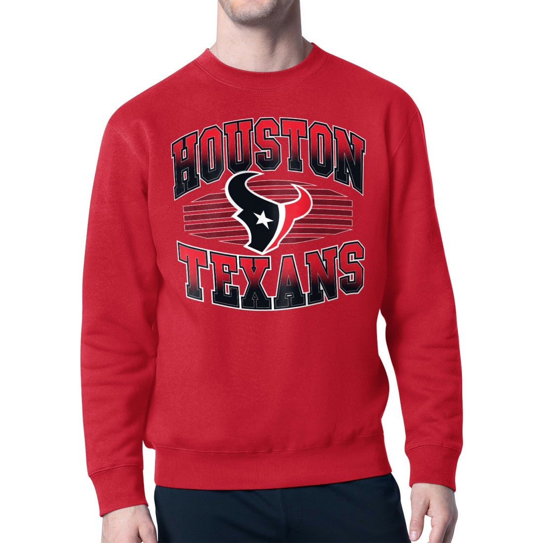 Starter Team Grit Graphic Fleece Pullover Sweatshirt - Houston Texans