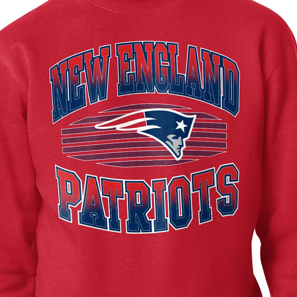 Starter Team Grit Graphic Fleece Pullover Sweatshirt - New England Patriots