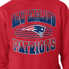 Starter Team Grit Graphic Fleece Pullover Sweatshirt - New England Patriots