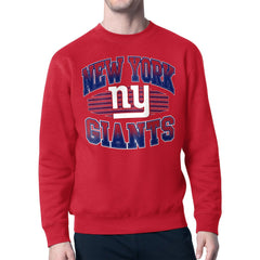 Starter Team Grit Graphic Fleece Pullover Sweatshirt - New York Giants