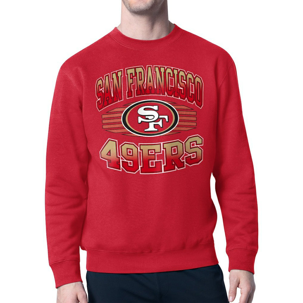 Starter Team Grit Graphic Fleece Pullover Sweatshirt - San Francisco 49ers