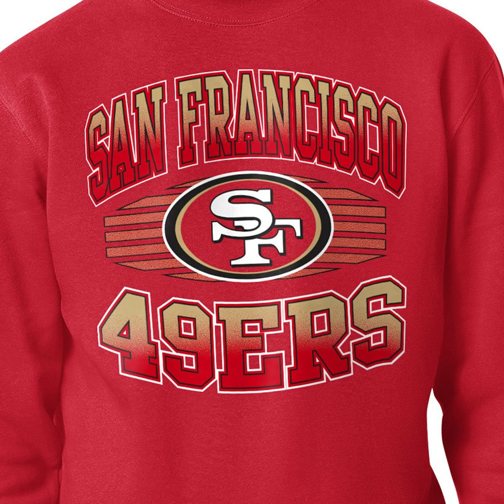 Starter Team Grit Graphic Fleece Pullover Sweatshirt - San Francisco 49ers