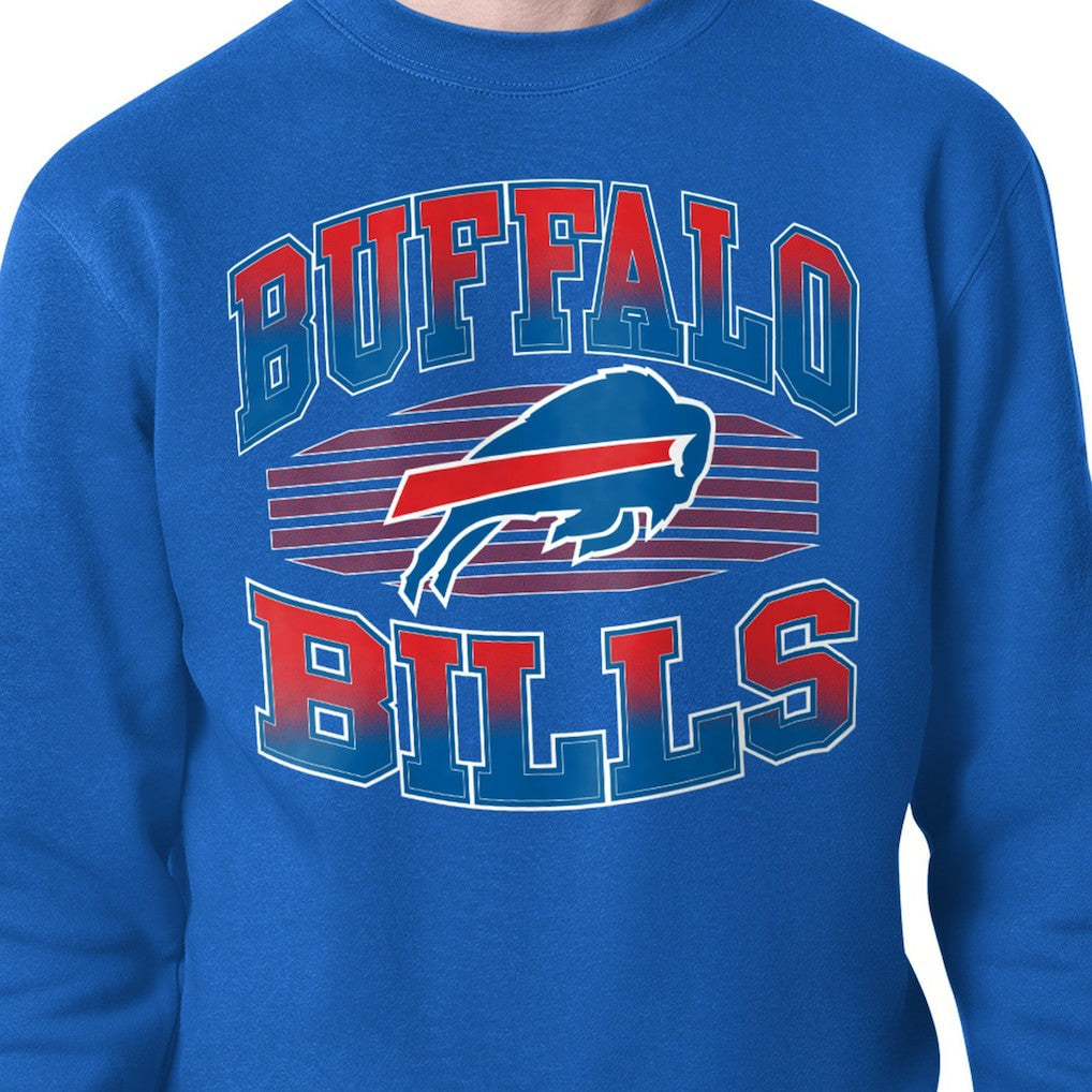 Starter Team Grit Graphic Fleece Pullover Sweatshirt - Buffalo Bills
