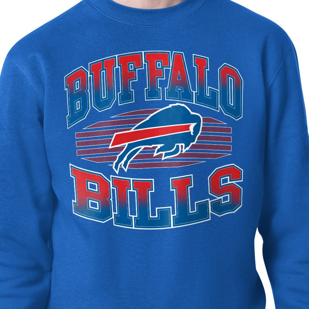Starter Team Grit Graphic Fleece Pullover Sweatshirt - Buffalo Bills