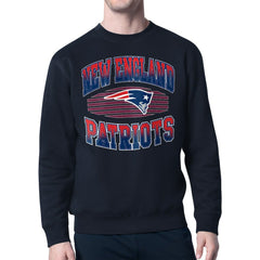 Starter Team Grit Graphic Fleece Pullover Sweatshirt - New England Patriots
