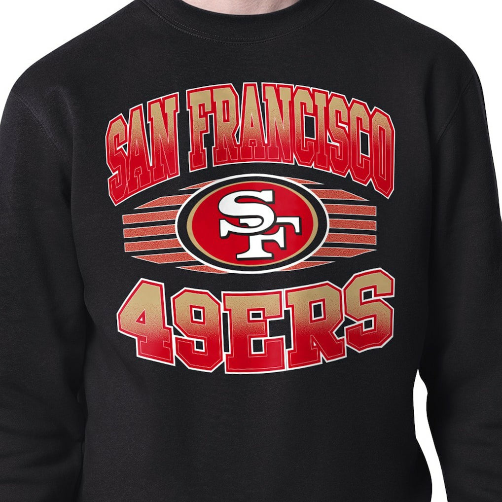 Starter Team Grit Graphic Fleece Pullover Sweatshirt - San Francisco 49ers