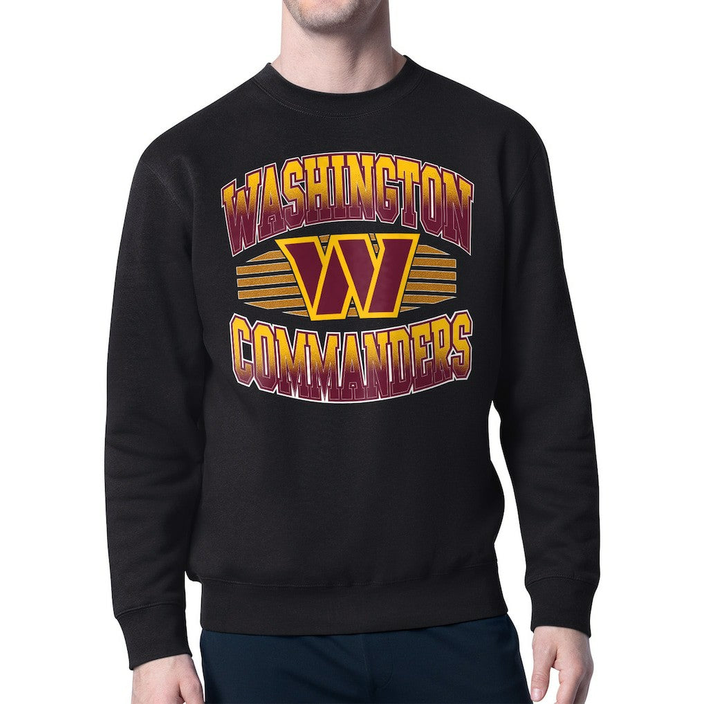 Starter Team Grit Graphic Fleece Pullover Sweatshirt - Washington Commanders