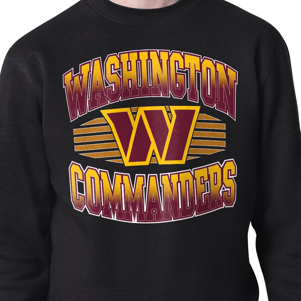 Starter Team Grit Graphic Fleece Pullover Sweatshirt - Washington Commanders