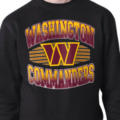 Starter Team Grit Graphic Fleece Pullover Sweatshirt - Washington Commanders