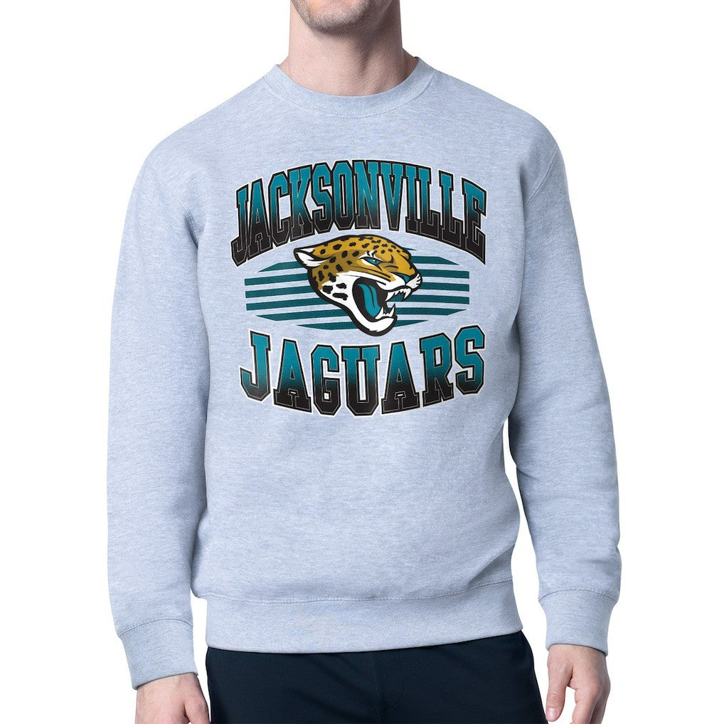 Starter Team Grit Graphic Fleece Pullover Sweatshirt - Jacksonville Jaguars