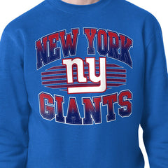 Starter Team Grit Graphic Fleece Pullover Sweatshirt - New York Giants