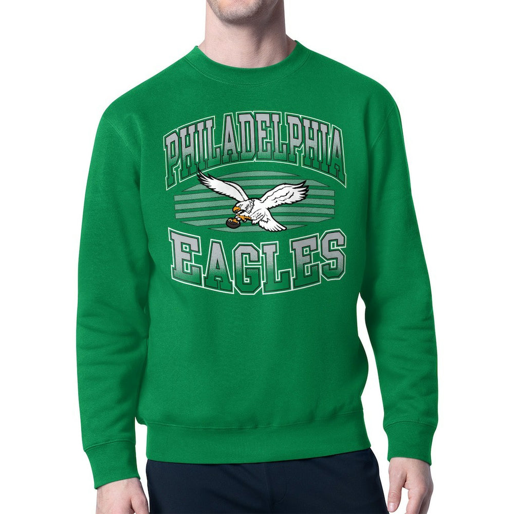Starter Team Grit Graphic Fleece Pullover Sweatshirt - Philadelphia Eagles