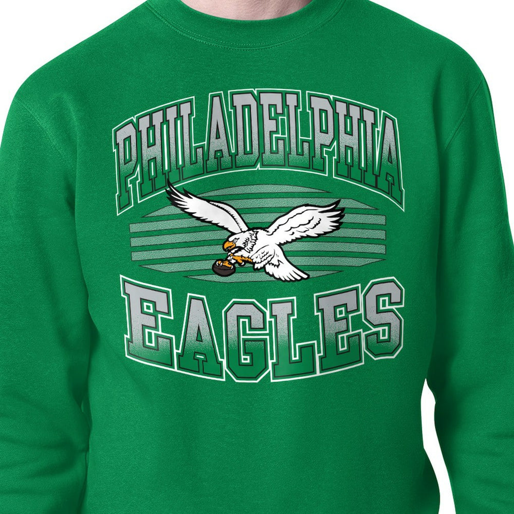 Starter Team Grit Graphic Fleece Pullover Sweatshirt - Philadelphia Eagles