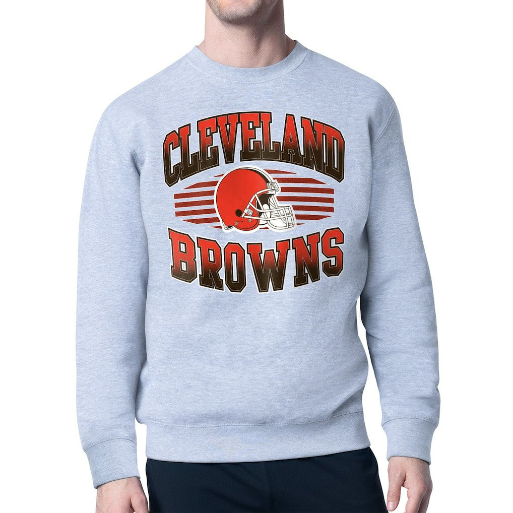 Starter Team Grit Graphic Fleece Pullover Sweatshirt - Cleveland Browns