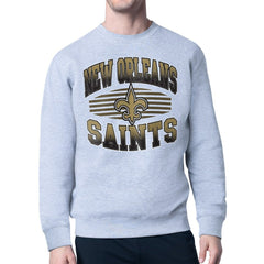 Starter Team Grit Graphic Fleece Pullover Sweatshirt - New Orleans Saints