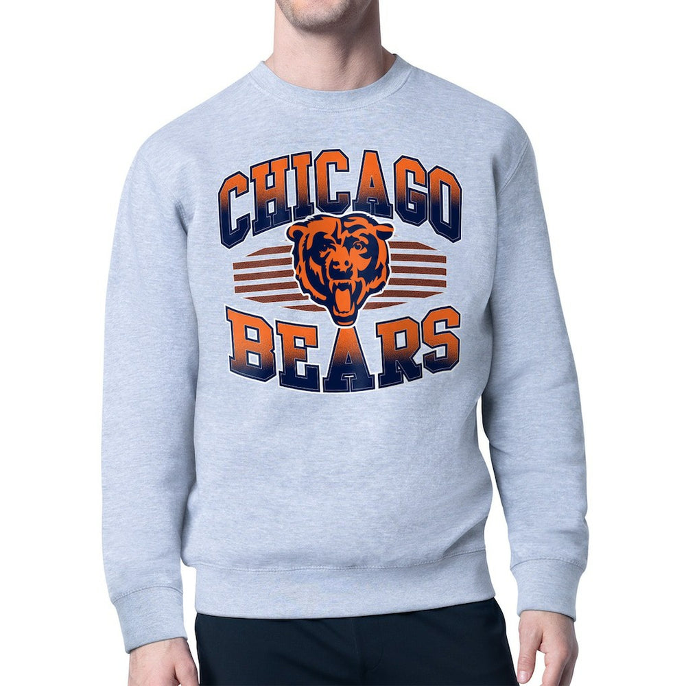 Starter Team Grit Graphic Fleece Pullover Sweatshirt - Chicago Bears