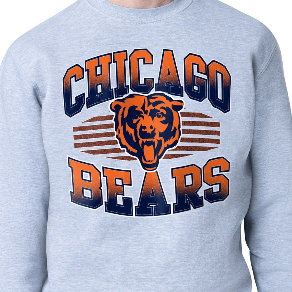 Starter Team Grit Graphic Fleece Pullover Sweatshirt - Chicago Bears