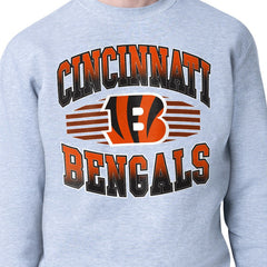 Starter Team Grit Graphic Fleece Pullover Sweatshirt - Cincinnati Bengals
