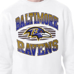 Starter Team Grit Graphic Fleece Pullover Sweatshirt - Baltimore Ravens